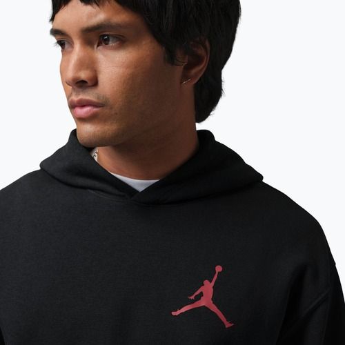 Мъжки суитшърт Jordan Pullover Hoodie black/gym red