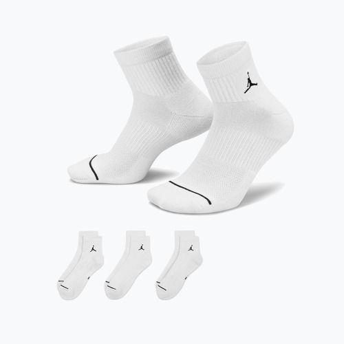 Чорапи Jordan Everyday Ankle 3 pairs white/black