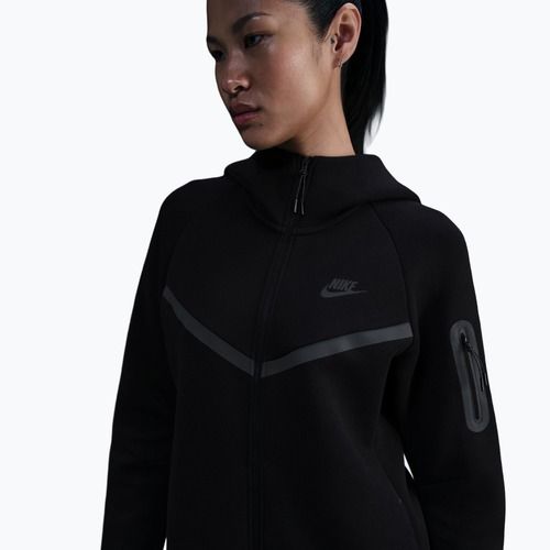 Дамски суитшърт Nike Sportswear Tech Fleece Windrunner black/black