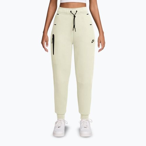 Дамски панталони Nike Sportswear Tech Fleece Mid-Rise sail/black