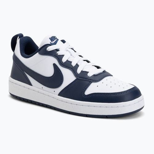 Детски обувки Nike Court Borough Low Next Bloom white/white/midnight navy