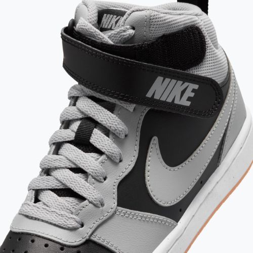 Обувки Nike Court Borough Mid 2 black/white/gum med brown/light smoke grey