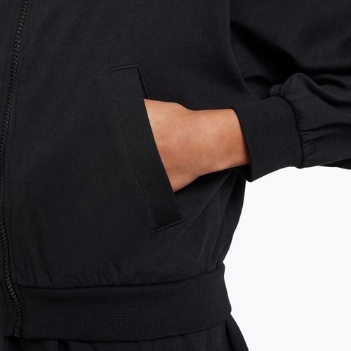 Детски суитшърт Nike Sportswear full zip hoodie black/flat pewter