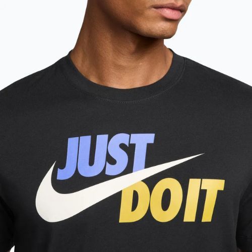 Мъжка тениска Nike Sportswear JDI black/sapphire/sail/saffron quartz