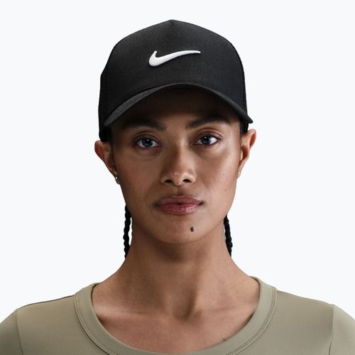 Мъжка шапка с козирка Nike Rise Structured Trucker black/black/white