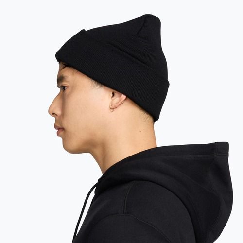 Зимна шапка Nike Peak Swoosh Beanie black/white