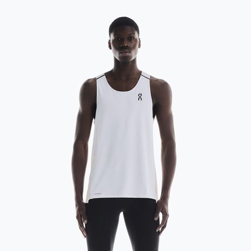Мъжка тениска за бягане On Performance Tank white/silver
