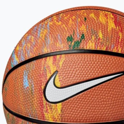 Детска баскетболна топка Nike Skills Next Nature multi/amber/black/white