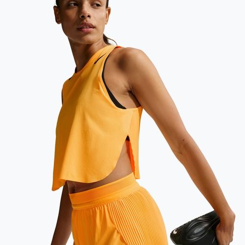 Дамски шорти за бягане Nike AeroSwift Dri-Fit ADV Mid-Rise 3“ laser orange/black/white/black