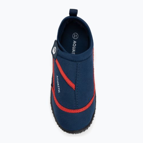 Детски обувки за вода AQUASTIC Nino navy blue/red