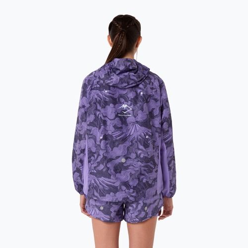 Дамско яке за бягане ASICS Fujitrail packable amethyst