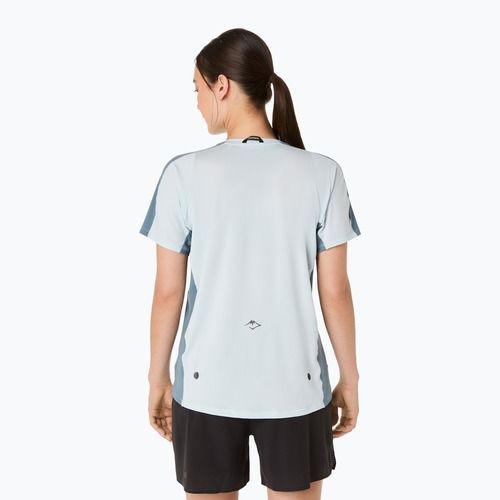 Дамска тениска за бягане ASICS Fujitrail Elite Top cool grey/ironclad