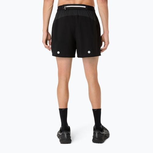 Мъжки шорти за бягане ASICS Fujitrail All Over Print 5IN performance black/carbon/cream