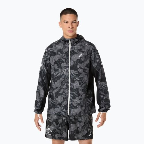 Дамско яке за бягане ASICS Fujitrail Packable performance black