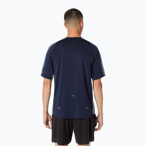 Мъжка тениска за бягане ASICS Fujitrail Elite SS midnight/ironclad