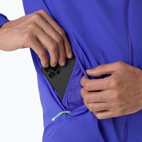 Мъжка тениска за бягане ASICS Road All Over Print Singlet cobalt burst/illuminate green