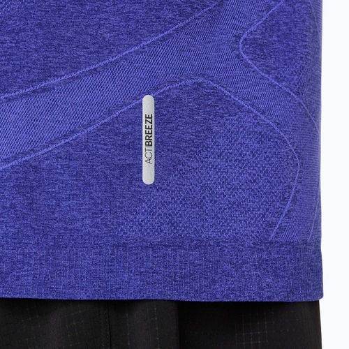 Мъжка блуза с дълъг ръкав за бягане ASICS Road Seamless LS cobalt burst/eggplant