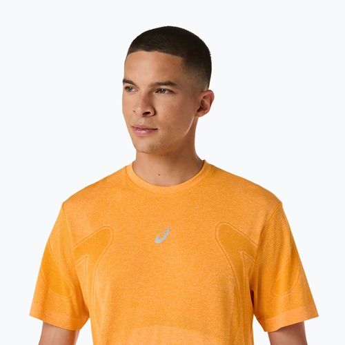 Мъжка блуза с дълъг ръкав за бягане ASICS Road Seamless LS yamabuki