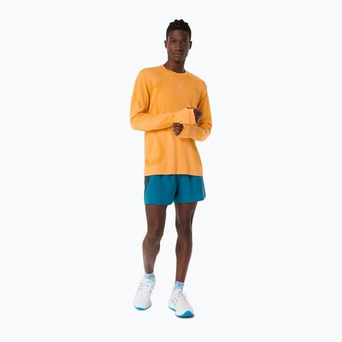 Мъжка блуза с дълъг ръкав за бягане ASICS Road Seamless LS yamabuki