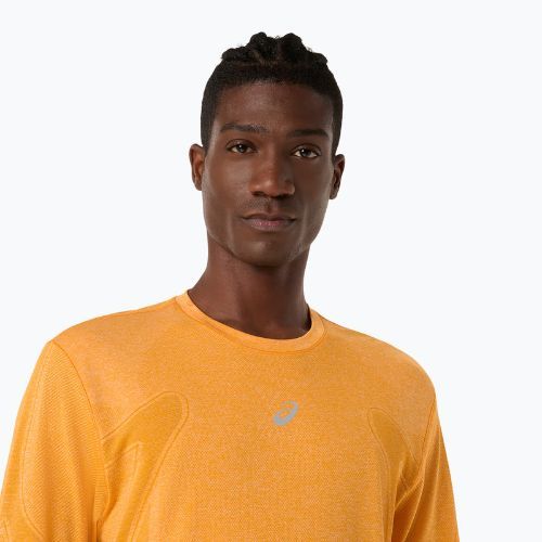 Мъжка блуза с дълъг ръкав за бягане ASICS Road Seamless LS yamabuki