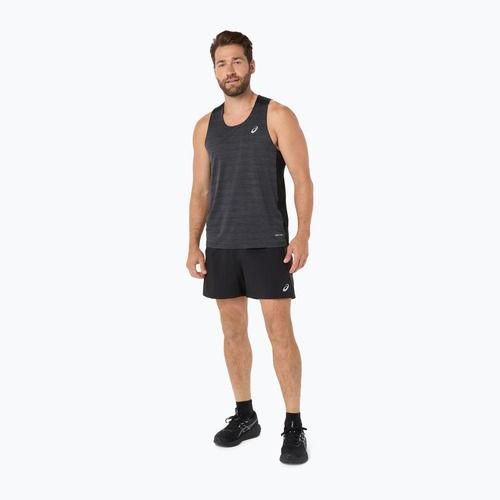 Мъжка тениска за бягане ASICS Road Singlet performance black