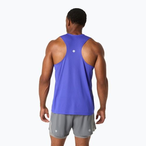 Мъжка тениска за бягане ASICS Road Fade Singlet cobalt burst/illuminate green