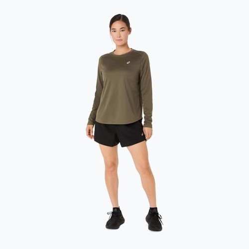 Дамска блуза с дълъг ръкав за бягане ASICS Core LS Top dark olive