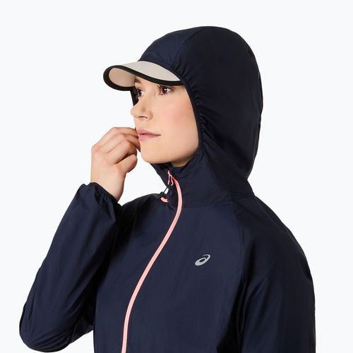Дамско яке за бягане ASICS Road Packable midnight