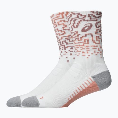 Чорапи ASICS Performance Run Crew brilliant white/morganite/pearl pink