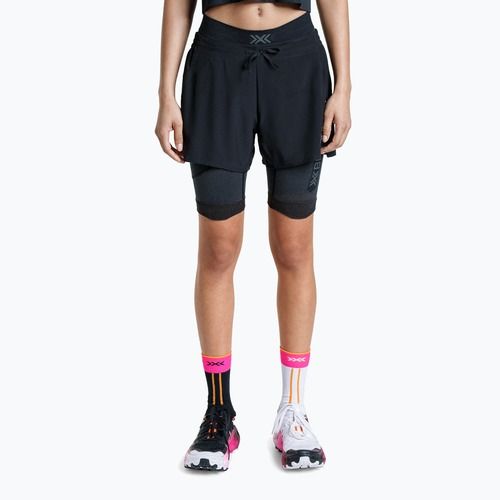 Дамски клин за бягане X-Bionic Xceed Run Tights X black/rhino grey