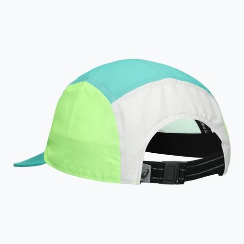 Шапка с козирка ASICS Performance Running 5 panel aurora green/cream