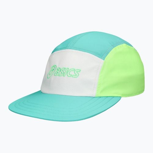 Шапка с козирка ASICS Performance Running 5 panel aurora green/cream
