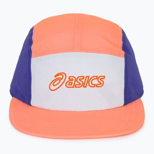 Шапка с козирка ASICS Performance Running 5 Panel sun coral/brilliant white