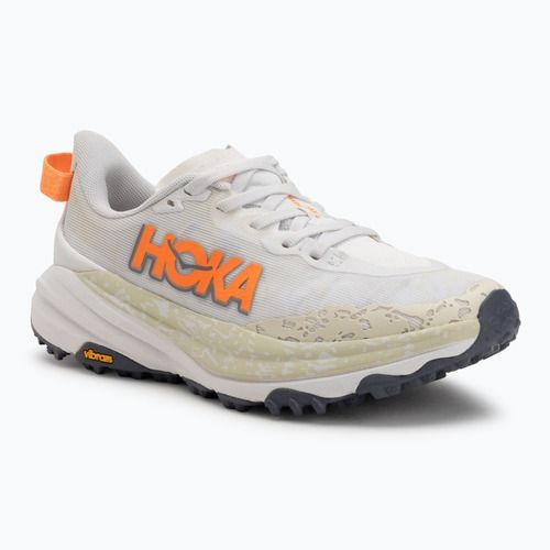 Дамски обувки за бягане HOKA Speedgoat 6 white/neon tangerine