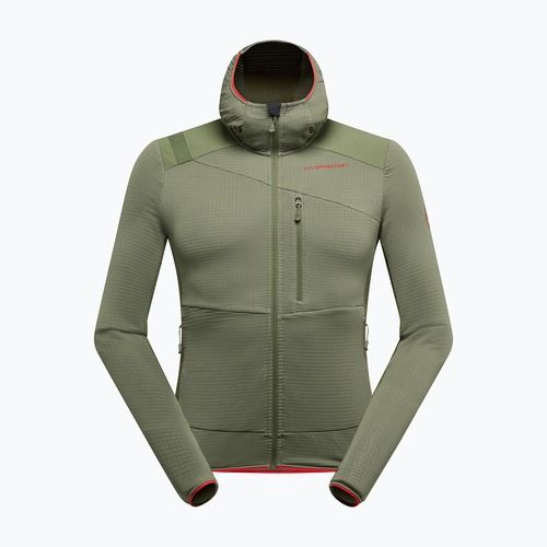 Мъжки поларен суитшърт La Sportiva Aequilibrium Thermal Hoody cypress/mountain red
