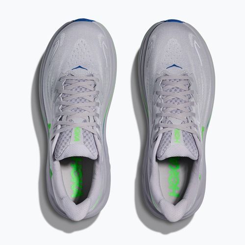 Мъжки обувки за бягане HOKA Clifton 10 ash grey/neon green