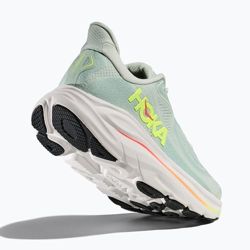 Дамски обувки за бягане HOKA Clifton 10 sea glass/neon flame