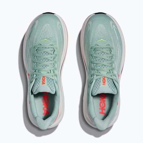 Мъжки обувки за бягане HOKA Clifton 10 Wide sage/neon flame