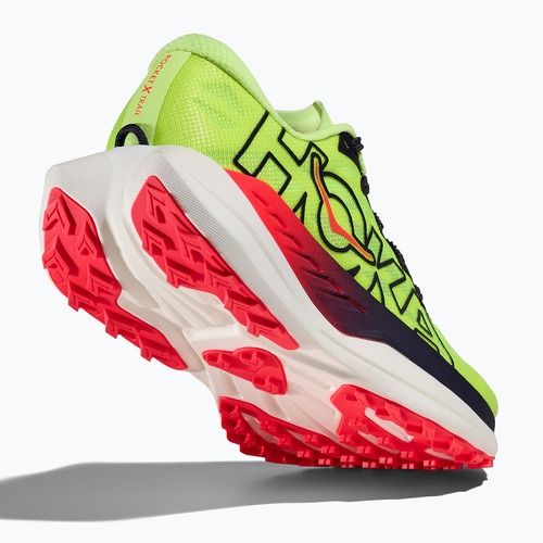Мъжки обувки за бягане HOKA Rocket X Trail neon yuzu/neon flame