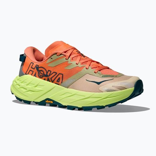 Дамски обувки за бягане HOKA Speedgoat 7 persimmon/neon yuzu