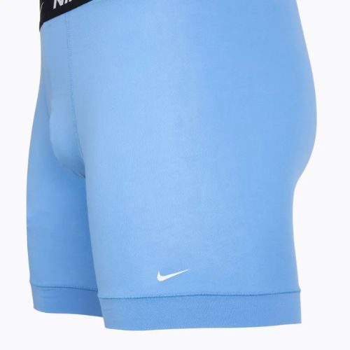 Мъжки боксерки Nike Everyday Cotton Stretch 3 чифта swoosh print/grey/university blue