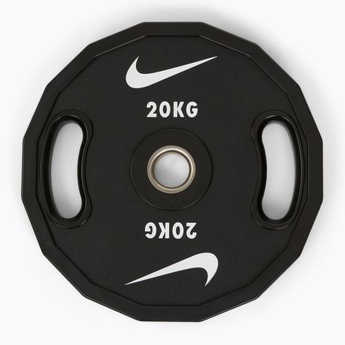 Бъмпер тежести  Nike Strength Pro Urethane Plates 20 kg black/white