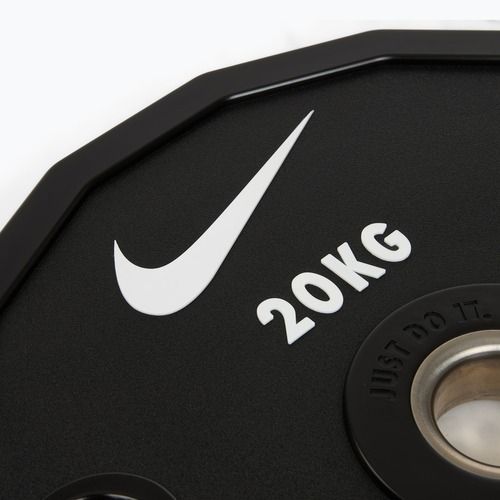 Бъмпер тежести  Nike Strength Pro Urethane Plates 20 kg black/white