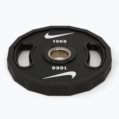 Бъмпер тежести  Nike Strength Pro Urethane Plates 10 kg black/white