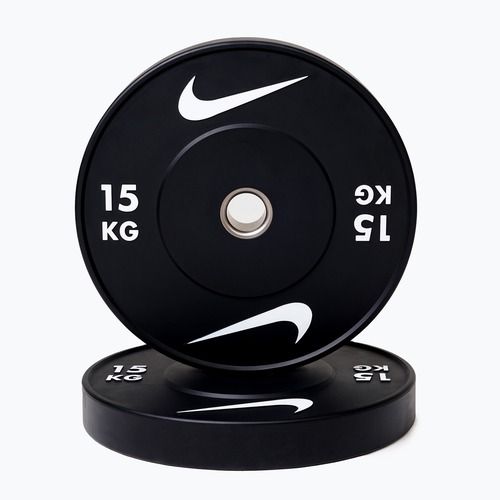 Бъмпер тежести Nike Strength Rubber Bumper Plates 15 kg black/white