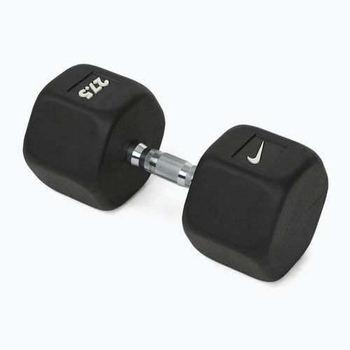 Гумиран дъмбел Nike Strength Hex 27,5 kg black/white