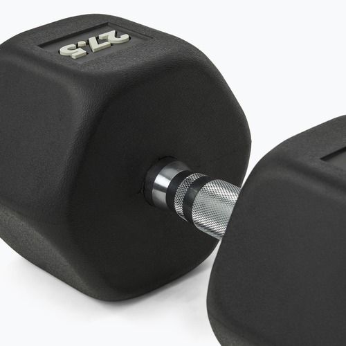 Гумиран дъмбел Nike Strength Hex 27,5 kg black/white