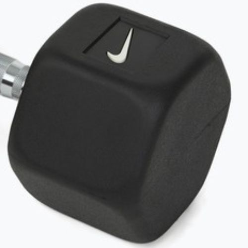 Гумиран дъмбел Nike Strength Hex 27,5 kg black/white