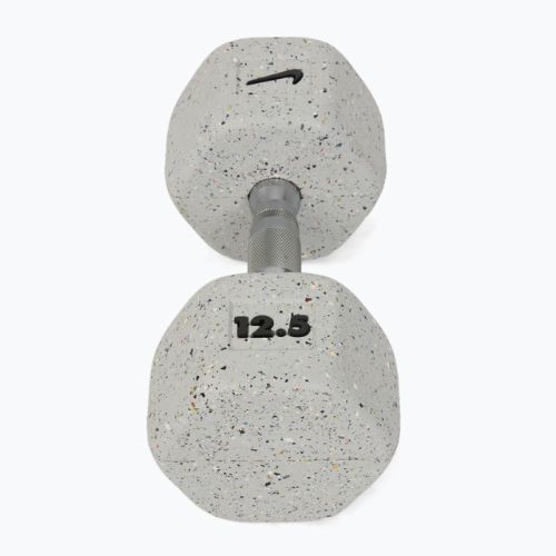 Дъмбел Nike Strength Grind Hex Dumbbell 12.5 kg wolf grey