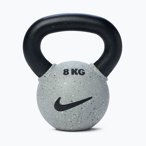 Кетълбел Nike Strength Rubber Coated 8 kg smoke grey